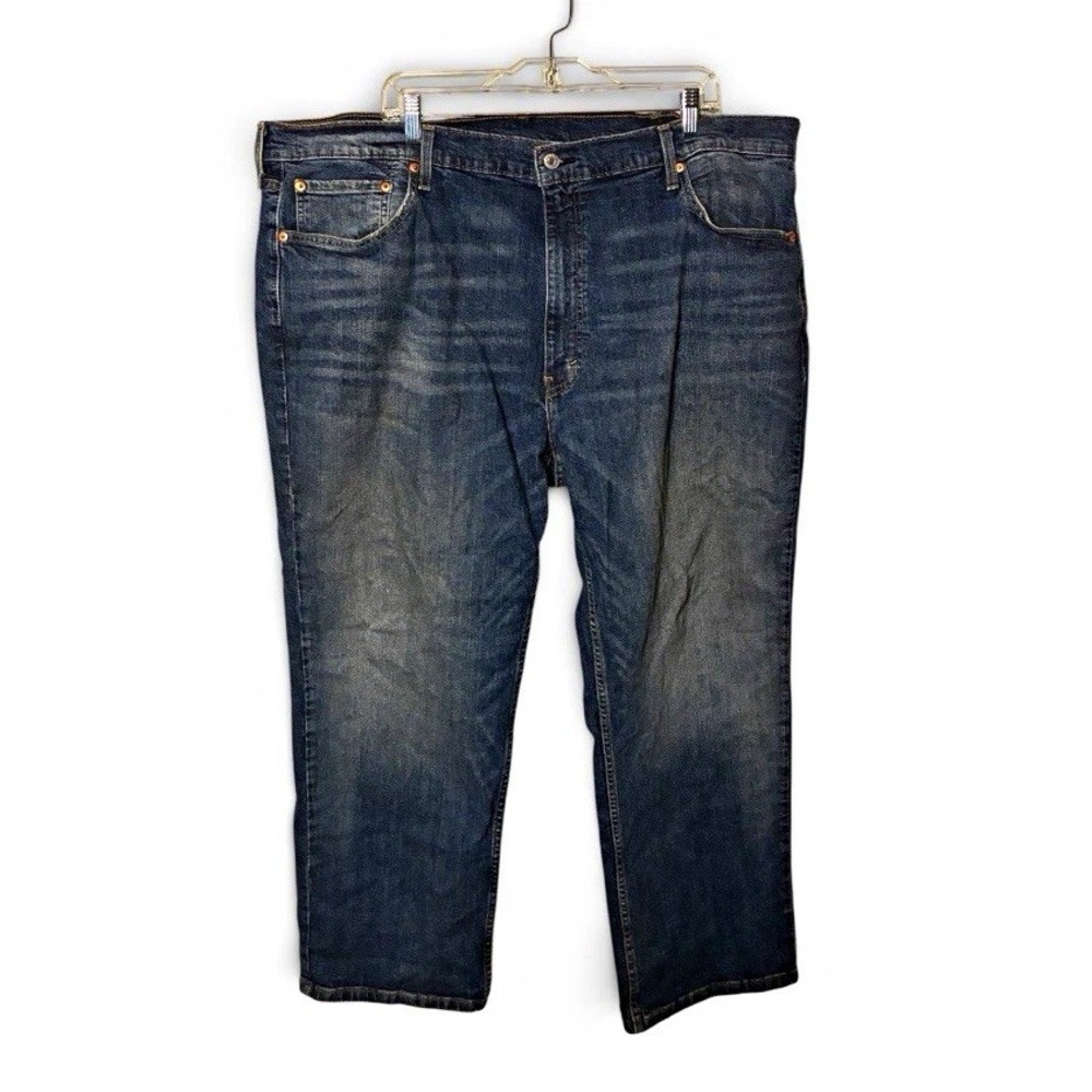 Levi's 559 Relaxed Straight Jeans Men's 46x30 Dark Wash Blue Denim